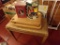 Piano Bench, (3) Wooden Plaques for Deer Head Mounts, (2) Xmas Ornaments