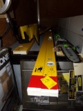 (2) Stabila 6' Aluminum Levels, Like New, (1) Has a Carrying Case.