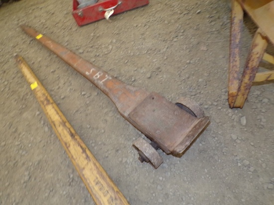 Bare Wood Handled Johnson Bar (J-Bar)