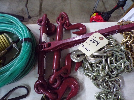 (2) 1/2''-5/8'' Chain Binders - New - (2 X Bid Price)