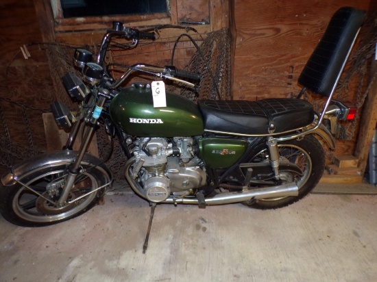 1973 Honda 500 Four Motorcycle, Green, Vin#:CB5002013768, 26,573 Miles, Has