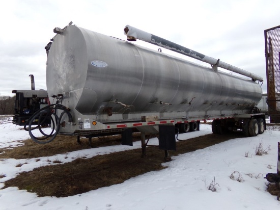 Ledwell Alum, Bulk Grain Semi Delivery Trailer, 1997,