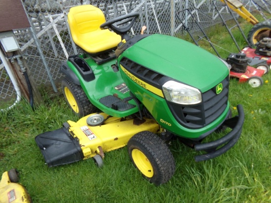 John Deere D170 Riding Mowe w/54'' Deck, 355 Hours,Hydro, DOES NOT RUN (309