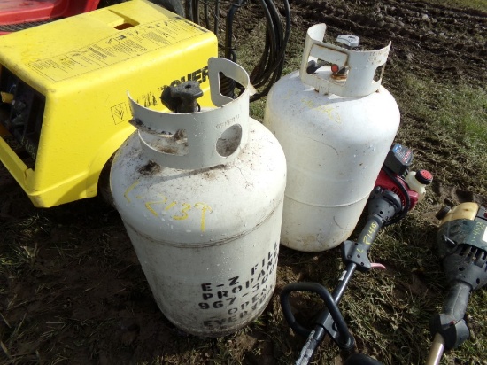 (2) 30 LB Propane Tanks  2 xs Bid Price (#4050)