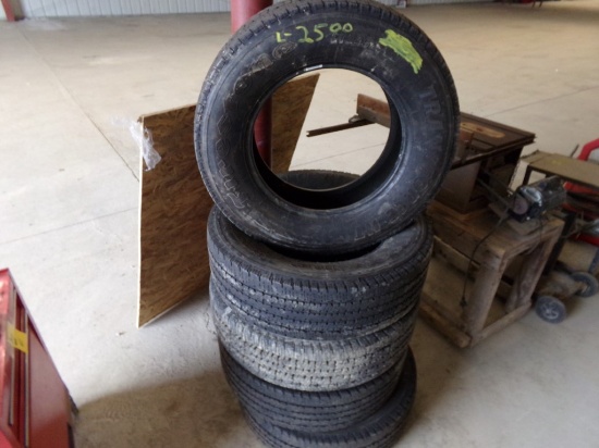 (5) Firestone LT245 17'' Tires  (2500)
