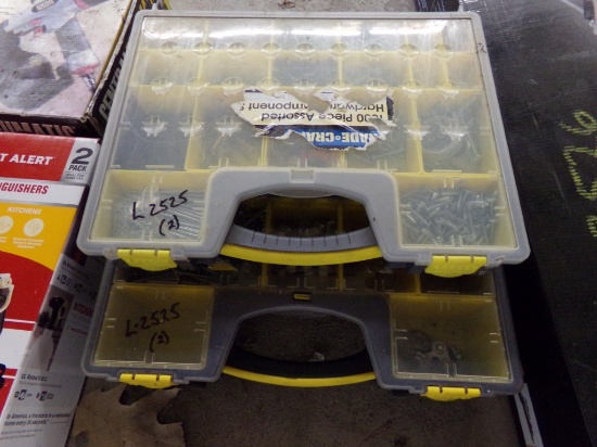 (2) Organizers of Misc. Hardware  (2525)