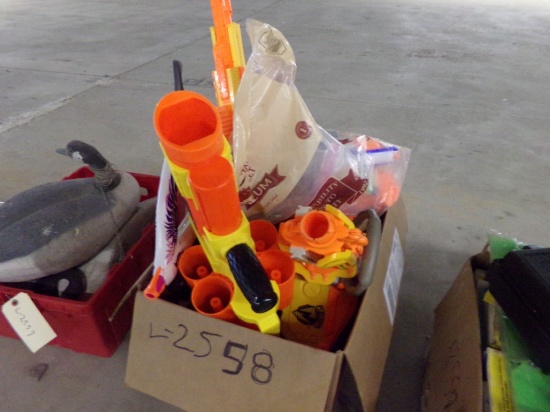 Box of Nerf Toys (2558)