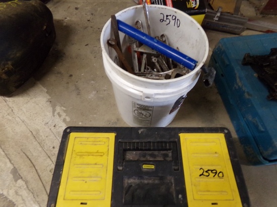 White Box w/Contents, Stanley Toolbox