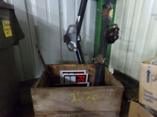 Trailer Hitch with Box of Hitches (2626)