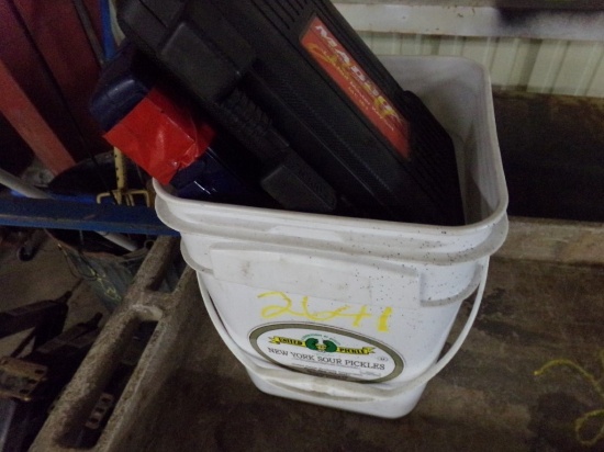 Bucket of Hardware and Maddox Lug Nut Key Set (2641)