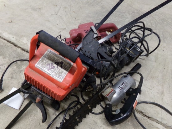 Group Of Sanders, Bar Clamps, Hedge Trimmer & Light (2699)