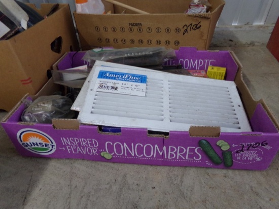 (2) Boxes Hardware, Tools, Paint Supplies (2706)