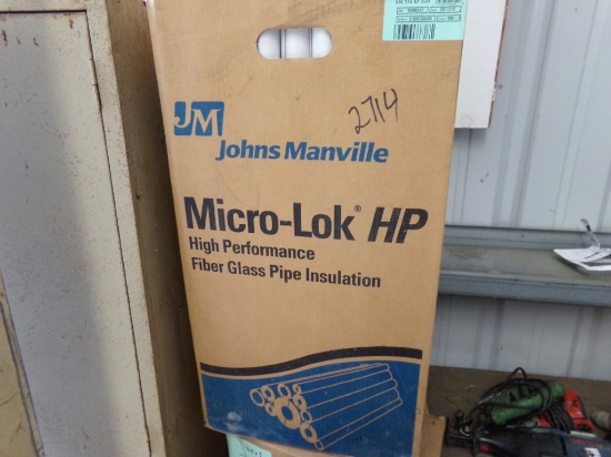 (3) Boxes Johns Mansville Pipe Insulation
