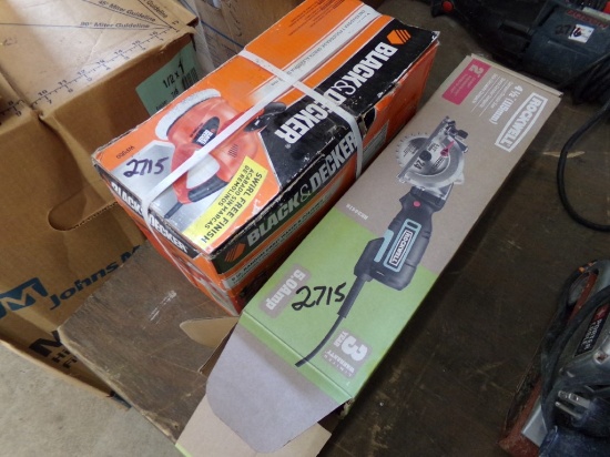 B&D Buffer & Rockwell 4 1/2'' Circ. Saw - Both NIB