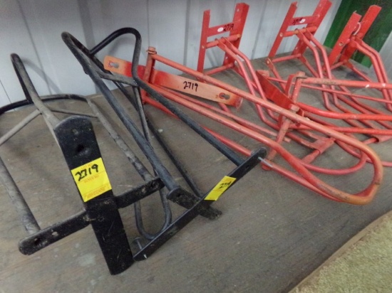 Grp of Steel Saddle Racks