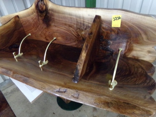 Handmade Walnut Coat Rack