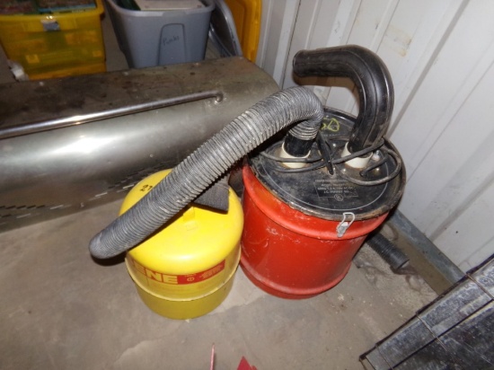 Kerosene Can, Shop Vac