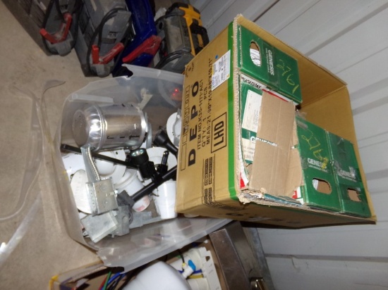 Tub w/Recess Lights, Box of Low Voltage Wire