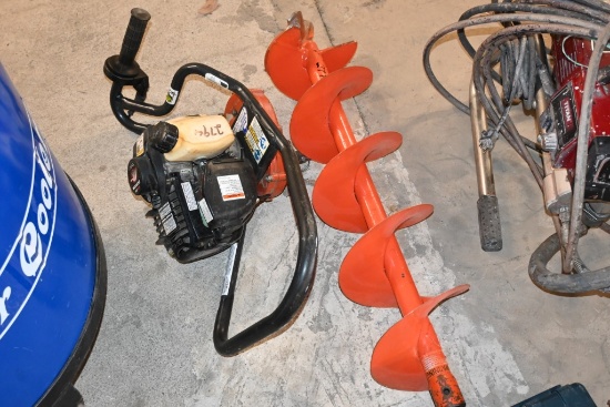 General Equipment 240 Post Hole Auger With GX 35 4 Stroke Honda Motor With