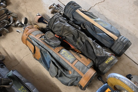 (3) Sets of Golf Clubs With Bags (2802)