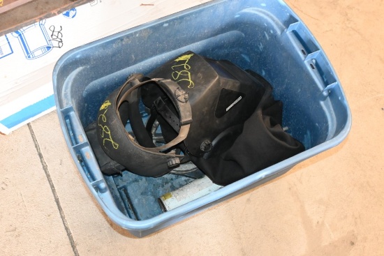 Blue Tote With Welding Helmets (2821)