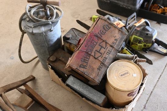 Box of Empty Cans, Sprayer (2824)