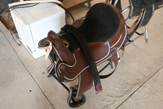 Brown Western Saddle (2831)