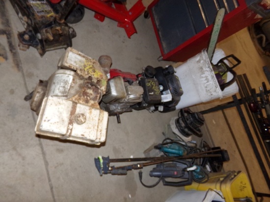 Group of Gasoline Engines (5) & Chainsaw (#2908)