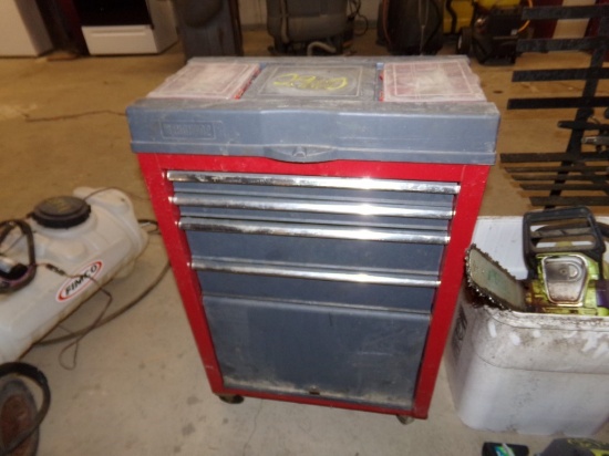 Small Rolling Tool Cabinet w/Content (#2910)