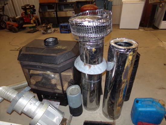 Propane Stove and Pipe (#2918)