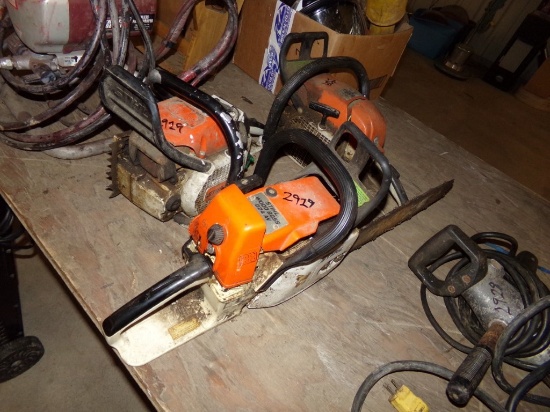 3 Stihl Chainsaws\Parts (#2929)
