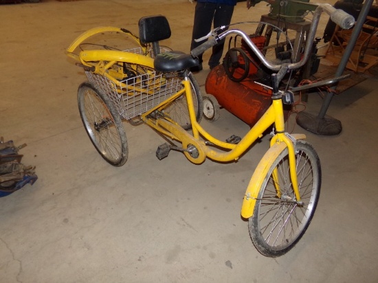 Yellow 3 Wheel Bicycle (2947)