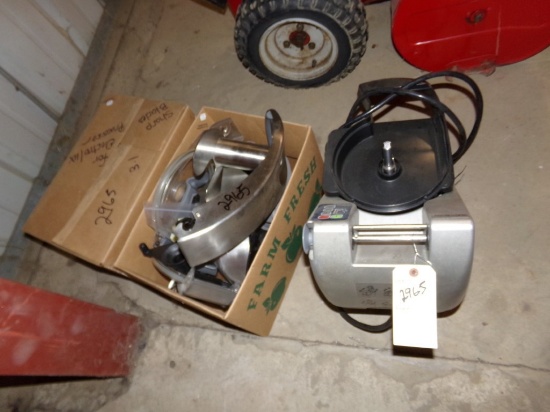 Electrolux Food Processor With (2) Boxes of Attachments (2965)