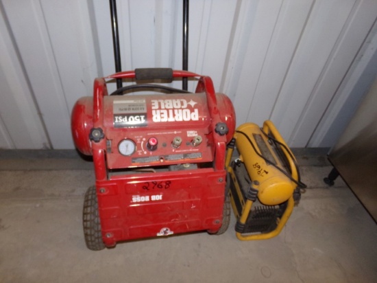 Porter Cable Air Compressor, DeWalt Portable Air Compressor (2968)