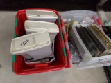 (2) Totes with nails and hardware (2606)