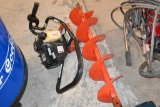 General Equipment 240 Post Hole Auger With GX 35 4 Stroke Honda Motor With