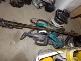 Group of Corded Corded Tools, Mikita & Other Buffer, Saws, Grinder, Hedge T