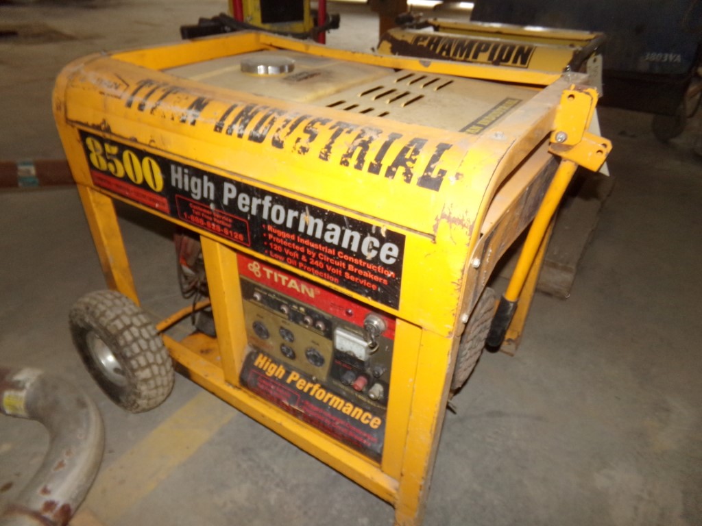 Titan Industrial 8500 Watt Generator Proxibid