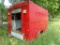 Reading Steel 12' Utility Body With Rollup Door. And Lifting Crane Inside