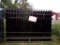 Set of New Diggit Steel Fancy Black Fence Panels - ( 22 ) 10' Panels - Will