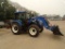 New 2022 New Holland Workmaster 105, 4WD Tractor w/Loader, Full Cab w/A/C,
