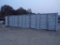 New 40' Storage Container w/(1) Set Rear Double Doors & (4) Sets Side Overh