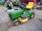 JD LX277 Lawn Tractor w/42'' Deck, Hydro, Cracked/Missing Part of Hood