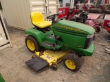 JD 345 Garden Tractor with 54'' Deck - Hydro - Hyd Lift - Power Steering -