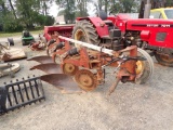 Overum S- Sweden 3-4 Bottom Plow w/Coulters, 3-Bottom at Mount Has Extra Bo
