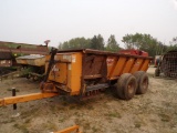 Kuhn-Knight 8118 T/A Manure Spreader, Side Delivery