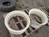 (2) White Rims - 10'' x 26'' & 11'' x 26'' - One $ For Both