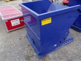 New 1 1/2 Yard Dumpster-Tipper for Forklift, Blue
