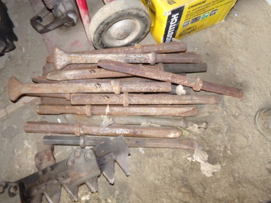 Group of Approximately 15 Jackhammer Bits