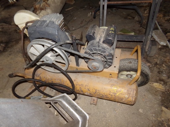Stanley Bostitch Twin Tank Wheel Barrel Compressor - Electric
